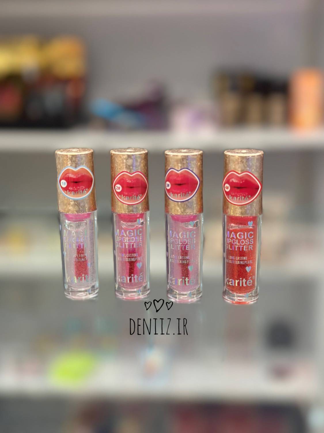 برق لب شاین و گلیتری کاریته (Karité) مدل Magic Lipgloss - در ۴ رنگ جذاب