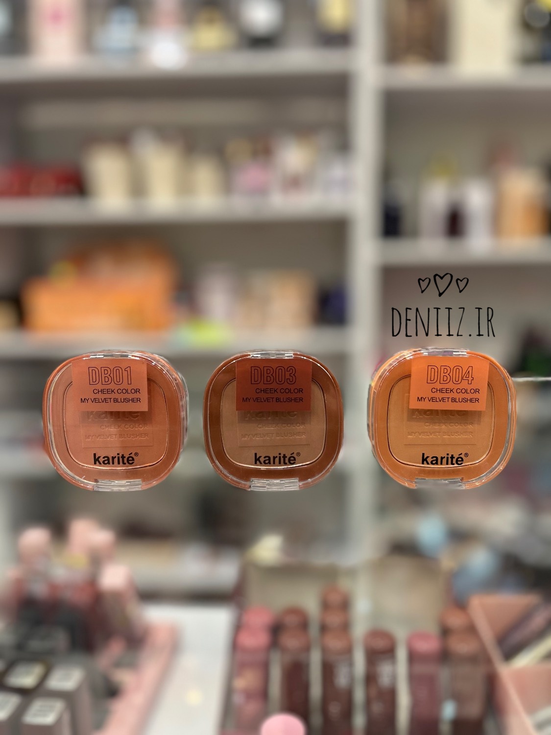 رژگونه مخملی کاریته My Velvet Blusher | همراه آینه و براش